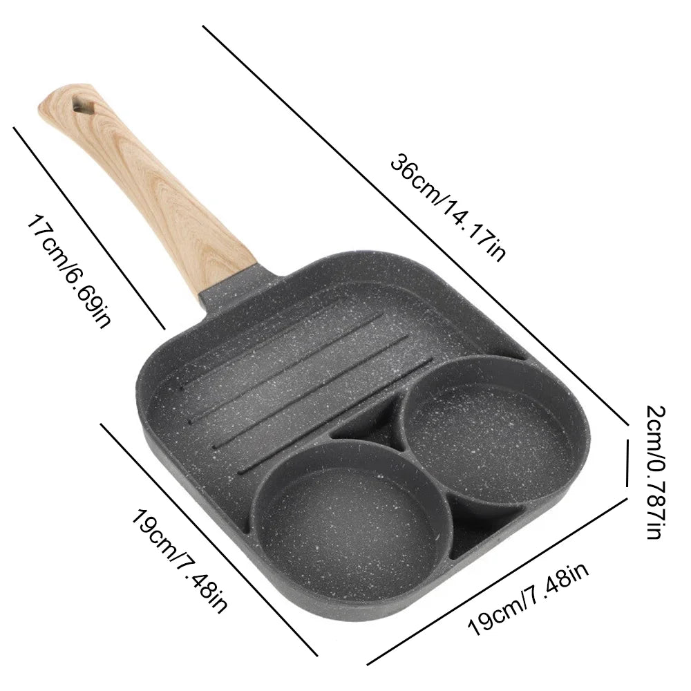 Omelet Pans Frying Pot Pan Thickened Omelet Pan Non-stick Egg Pancake Steak Pan Cooking Egg Ham Pans Breakfast Maker